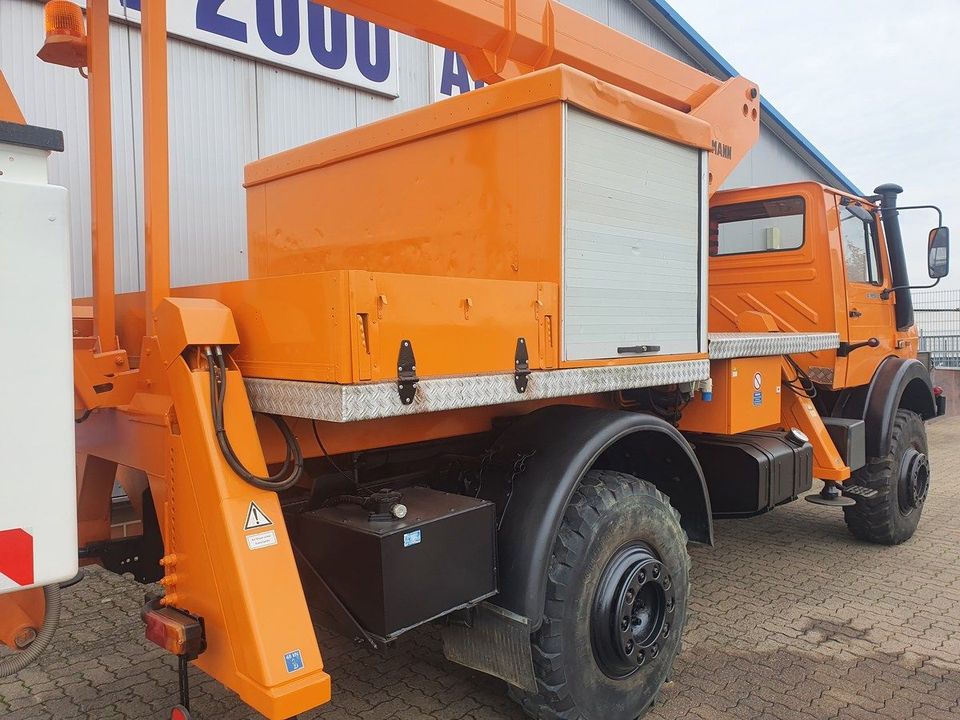 Mercedes-Benz Unimog U 1850 L 4x4 Ruthmann Steiger 17m 1. Hand in Sottrum