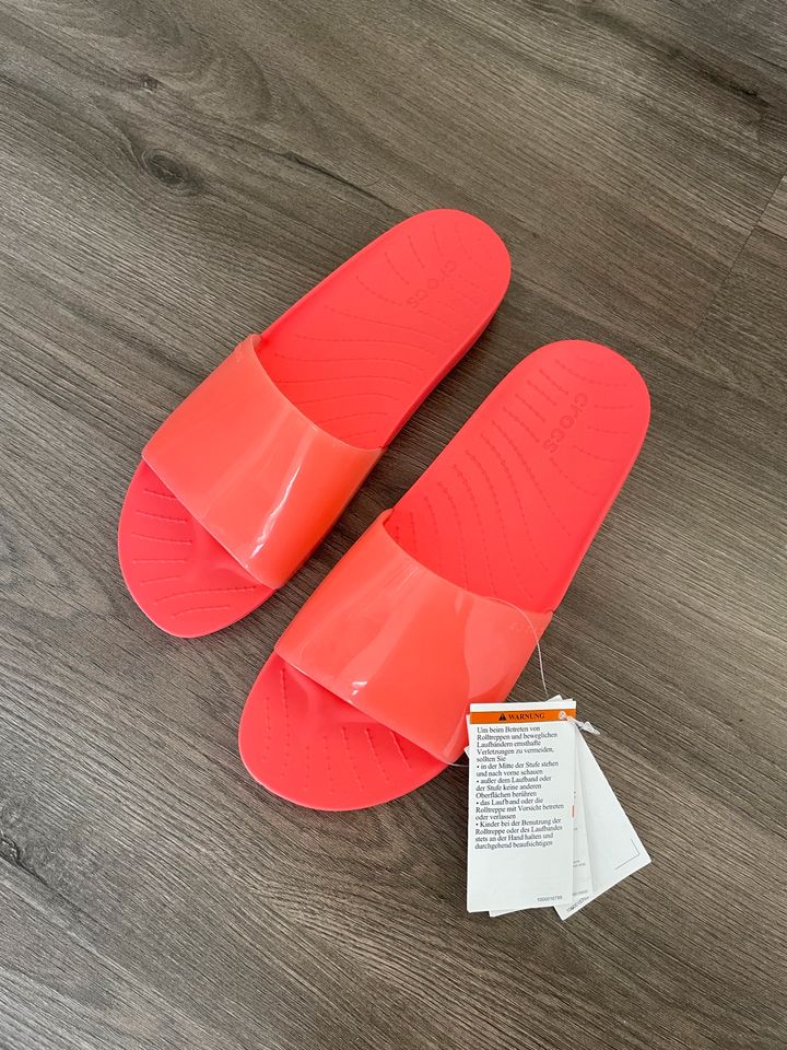 Crocs Slipper / Badelatschen in Pink Gr. 38/39 NEU in Grünstadt