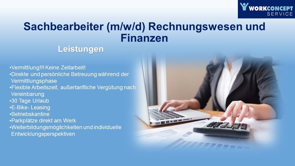 Sachbearbeiter (m/w/d) Rechnungswesen und Finanzen in Gotha