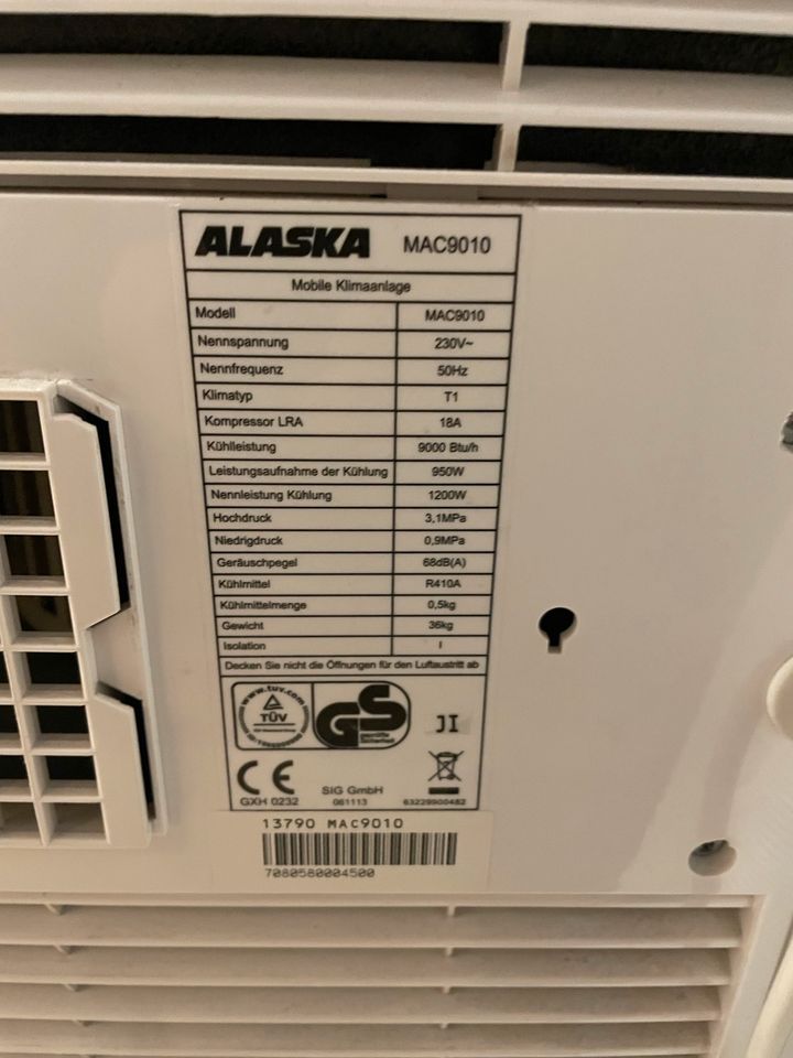 Alaska Klimaanlage MAC 9010 in Villmar