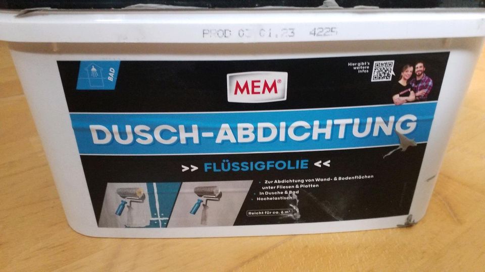 MEM   Dusch-Abdichtung  / Flüssigfolie     Rest in Bietigheim-Bissingen