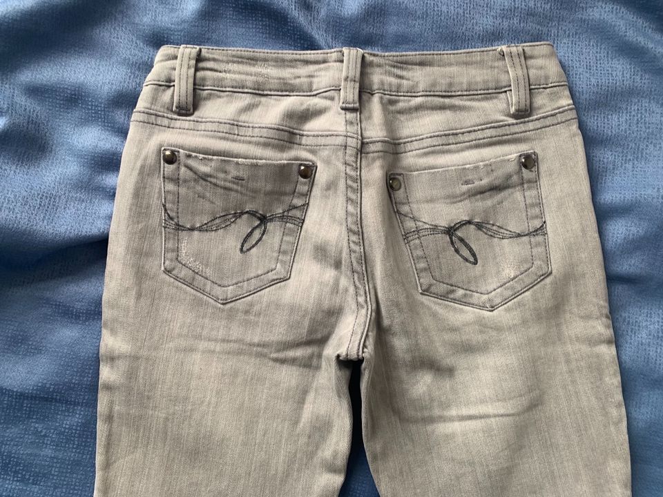 Orsay Hose skinny Jeans Straight leg grau Jeanshose Damenhose 36 in Frankfurt am Main