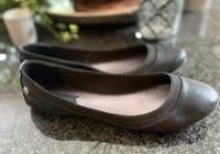 Schwarze Ballerina in Größe 40 aus Leder Niedersachsen - Algermissen Vorschau