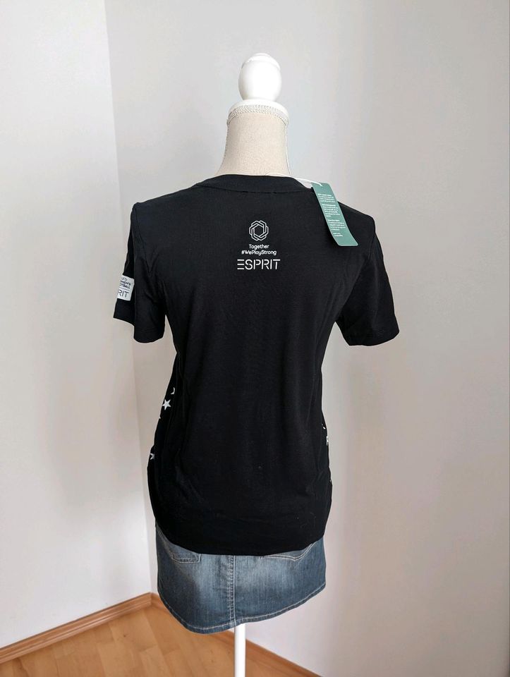 Neu Esprit Fußball T-Shirt Gr.S schwarz Shirt in Reutlingen