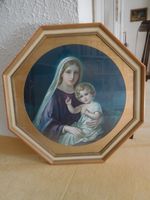 altes Bild / Druck Maria mit Jesukind gerahmt 50-/60-er Jahre Bayern - Puchheim Vorschau