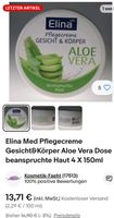 Elina Med Pflegende Gesichtscreme Aloe Vera 250ml München - Maxvorstadt Vorschau