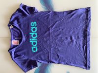 Gr. S, 170: adidas T-Shirt. Farbe: blau mit türkiser Schrift Leipzig - Burghausen-Rückmarsdorf Vorschau