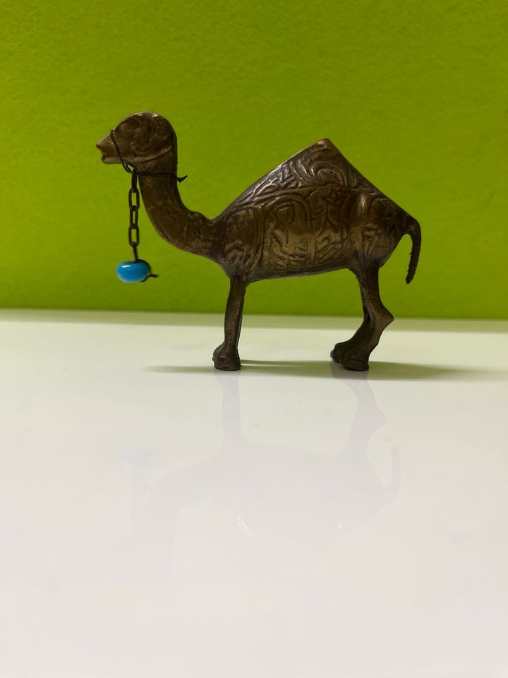 2 Kamele ( Dromedar ) - Messing Figur in Sandersdorf