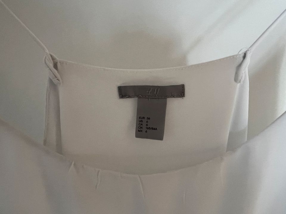 Weißes Träger-Top H&M Gr. 36 in Kassel