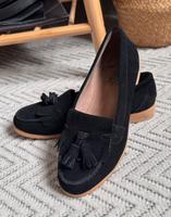 Jasper James Wildleder Loafer Echtleder Ballerinas Old Money Sachsen - Struppen Vorschau