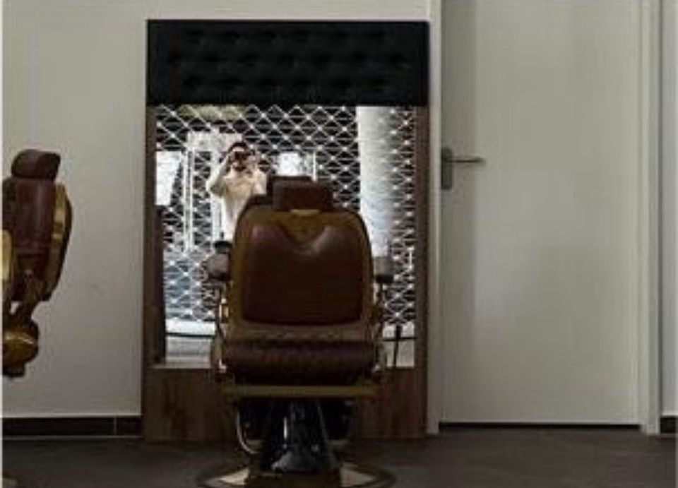 Friseu barbershop Stuhl und spigel neue in München