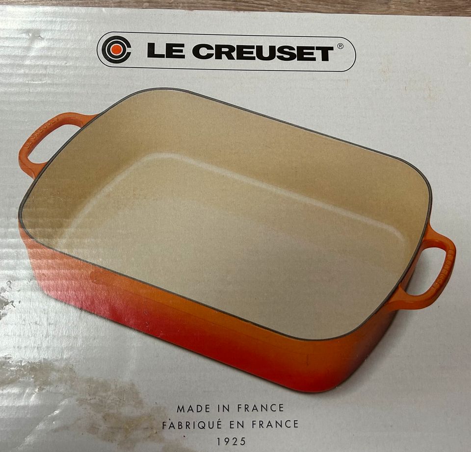 Le Creuset Signature Bratreine 4,9 L Gusseisen Pfanne Topf NEU in Weimar