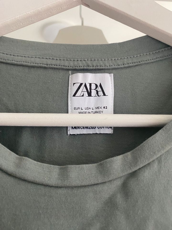 Zara Shirt | Herren | Grün/Pastell | L | Ungetragen in Hiltpoltstein