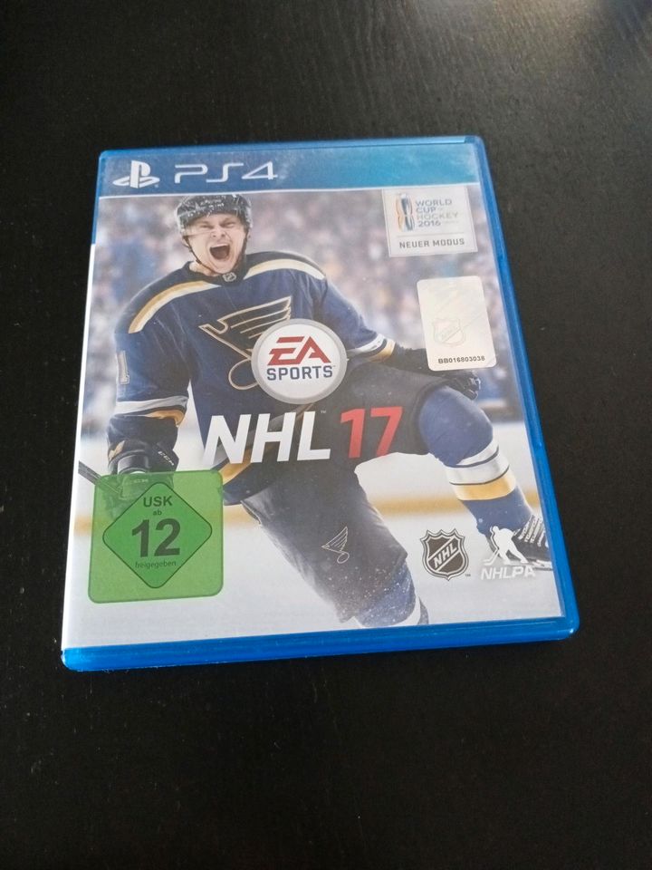 Playstation,  Spiel, NHL 17, EA Sports, Eishockey in Mechernich