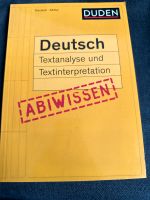 Deutsch Abiwissen Textanalyse und Textinterpretation und Duden Baden-Württemberg - Mutlangen Vorschau