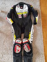 Lederkombi Alpinestars || Größe 50 || Sponsoren Aufnäher || T-Cup Nordrhein-Westfalen - Lippstadt Vorschau