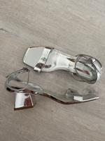 Sandalen, High Heels, 40, Silber, glänzend Strand, Sommer, Asos Nordrhein-Westfalen - Paderborn Vorschau