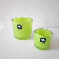 Deko / 2 Teelichthalter / Leonardo / Grün / Glas Teelichter Nordrhein-Westfalen - Alpen Vorschau