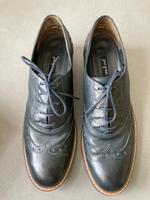 Paul Green Halb-/Schnürschuhe Leder dunkelblau Gr. 40 (6,5) Nordrhein-Westfalen - Netphen Vorschau