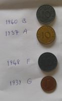 Alte Dachbodenfund Sammler Münzen 1937 1939 1940 1948 Pfennig Baden-Württemberg - Ilvesheim Vorschau