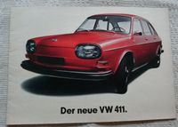 VW 411 Prospekt Guter Zustand Niedersachsen - Soderstorf Vorschau