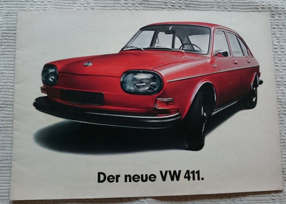 VW 411 Prospekt Guter Zustand in Soderstorf