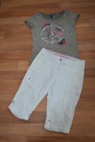 Damen S.Oliver Cargo Sommerhose Bermuda Capri Gr. 40 L + Shirt Hessen - Bruchköbel Vorschau