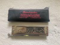 Mundharmonika Bandmaster Chromatic mit Tasche Made in GDR DDR Sachsen-Anhalt - Magdeburg Vorschau