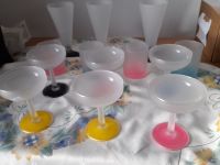 13 Eisbecher Sektglas Becher Likör Rauchglas Frostglas Milchglas Bayern - Regen Vorschau