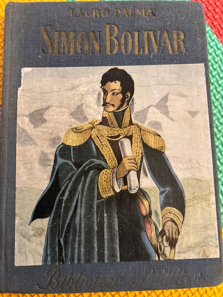 Biografie Simon Bolivar - altes Buch aus argentinien in Frankfurt am Main