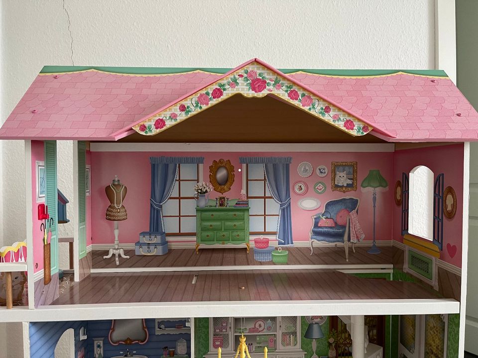KidKraft Sweet Savannah Puppenhaus aus Holz mit Möbeln Zubehör in Kassel