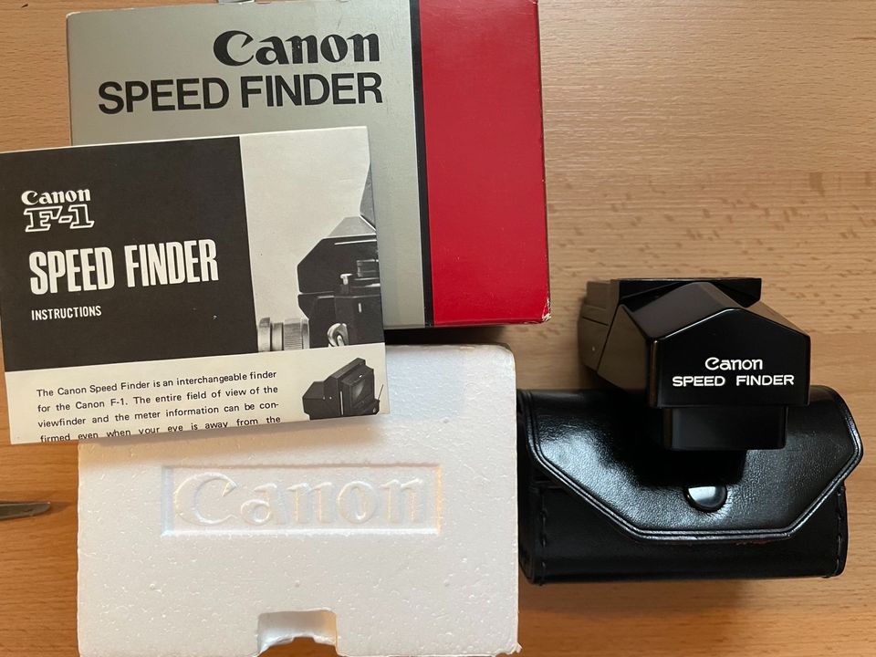 Canon F Speed Finder Sportsucher für F-1 old in OVP in Zapfendorf