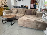 Ecksofa CHANTAL in Stoff Opera Velvet Taupe Ottomane Rechts Nordrhein-Westfalen - Lage Vorschau