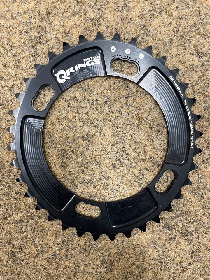 Kettenblätter ROTOR Q-Rings 52/36 Zähne BCD 110mm, 4-Arm Shimano in Einbeck