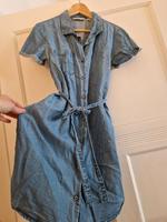 &other stories Kleid mini tailliert Jeans leicht weich 38 Kragen Berlin - Neukölln Vorschau