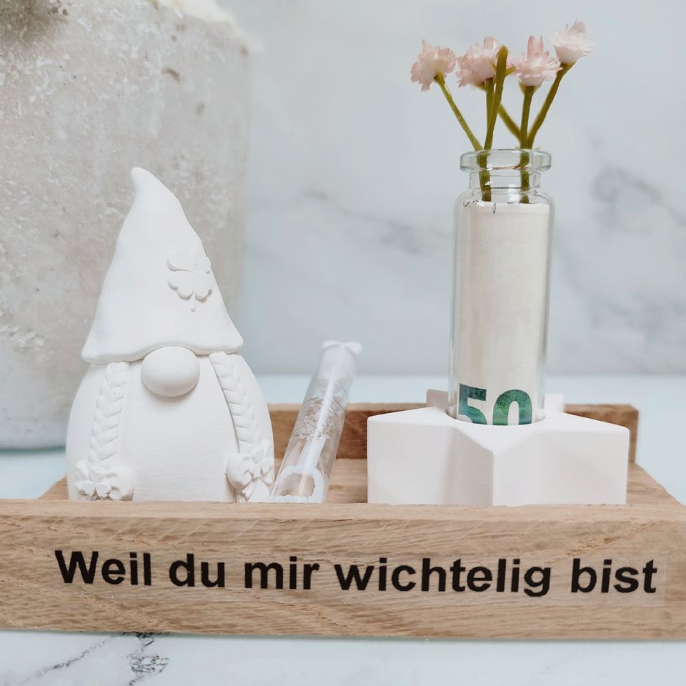 Geburtstagsgeschenk Holz Wichtel Deko Valentinstag Muttertag 1 18 in Grafenau