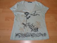 Betty Barclay Damen Shirt Strass Steine Gr. 38 Mint Baumwolle Run Niedersachsen - Garbsen Vorschau