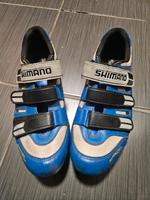 Rennradschuhe Shimano Gr 46 blau /weiß Sachsen - Radebeul Vorschau