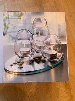 NEU Teelicht Set Deko Windlicht Gläser mit Platte transparent Hessen - Bad Hersfeld Vorschau