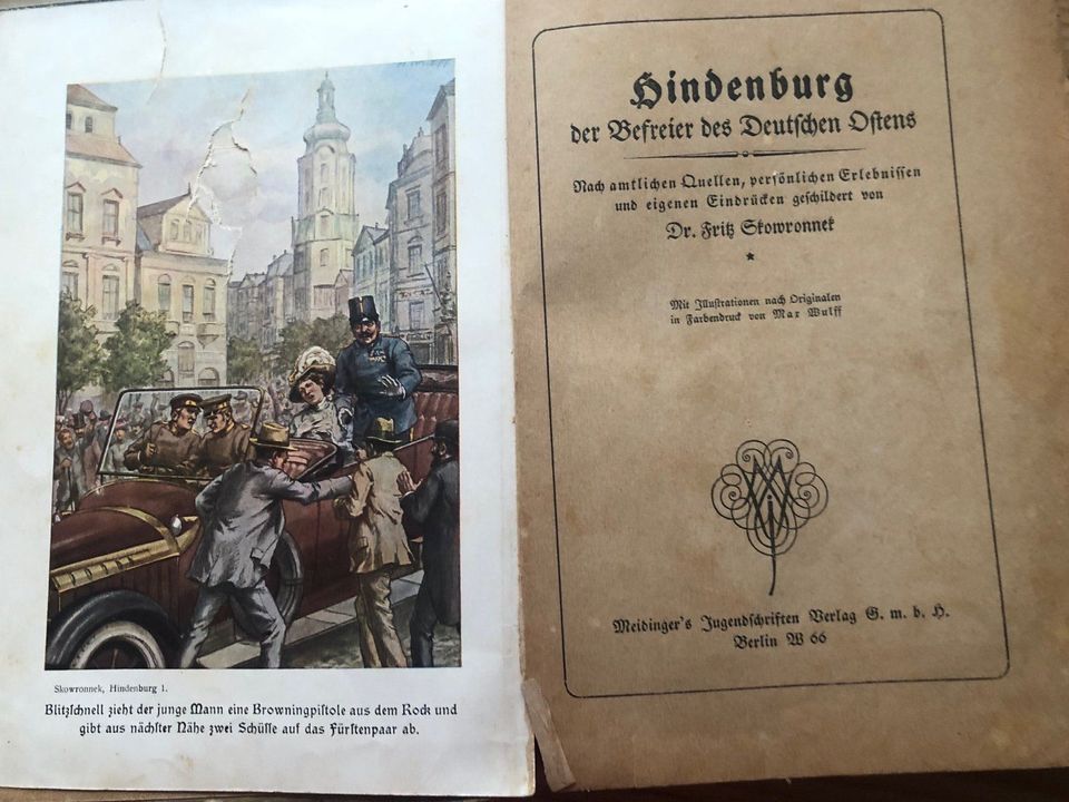 Hindenburg Buch von 1915 in Lippstadt