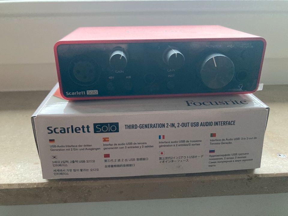 Focusrite Scarlett Solo 3rd Gen in Marburg