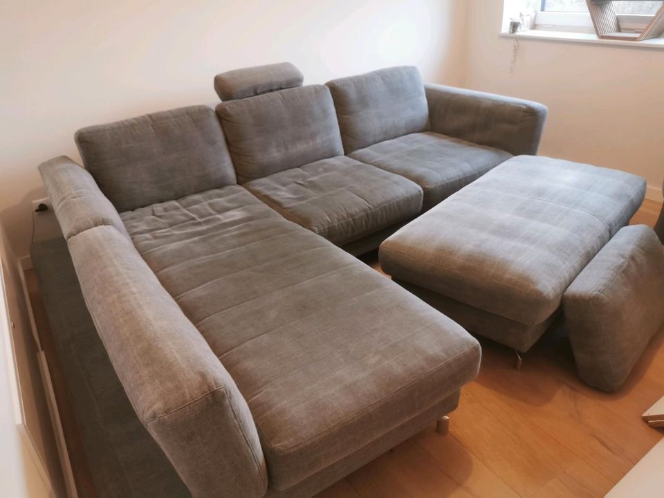 Wohnlandschaft Sofa Mezzo in grau in Bakum