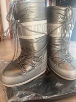 Original Moon Boot silber-grau Schleswig-Holstein - Harrislee Vorschau