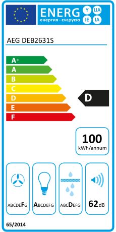 AEG DEB2631S 60cm Dunstabzugshaube in Wuppertal