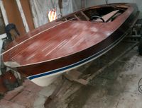 Mahagoni-Holzboot 5,5 m mit Trailer Nordrhein-Westfalen - Wermelskirchen Vorschau