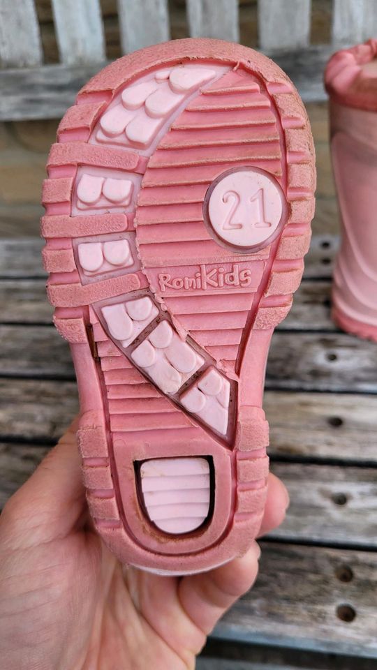 Gummistiefel RomiKids, Größe 21, pink in Kerpen