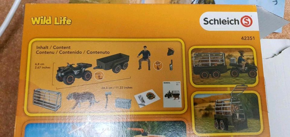 Schleich Wildlife 42351 Quad mit Ranger in Bad Nauheim