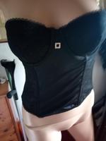 Bustier Korsage Schwarz Gr.75B Gina Benotti   Spitze Strass Bayern - Tröstau Vorschau