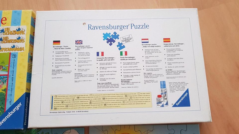 Puzzle ❤Schlümpfe❤ 3x49 Teile ☆Ravensburger☆ in Bad Kreuznach