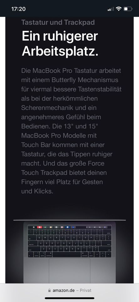 Apple MacBook Pro (13", 8 GB RAM, 512 GB Festplatte), spacegrey in Oersdorf bei Neumünster